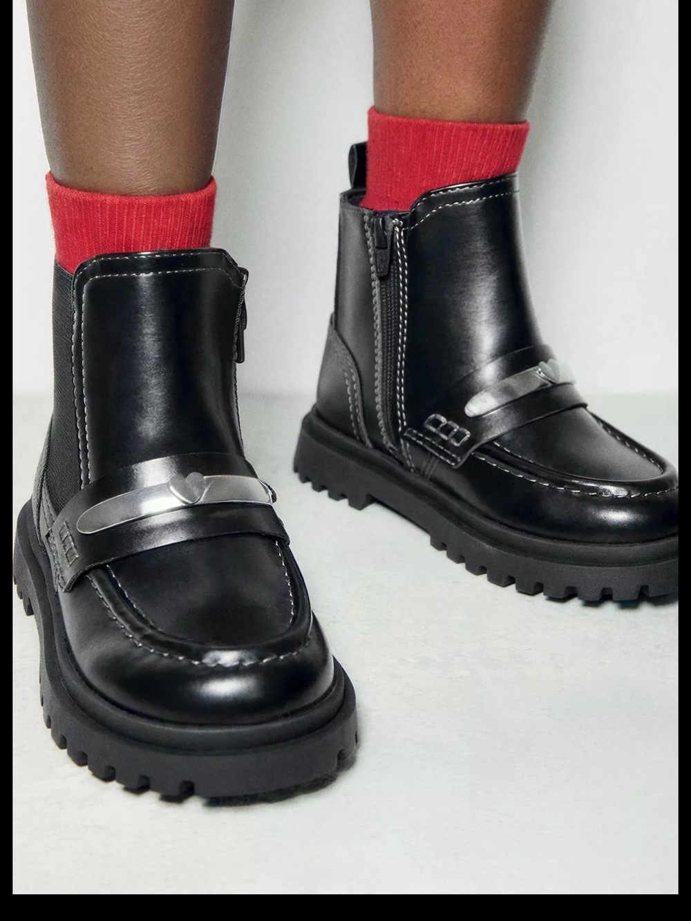 Zara Girls Heart Boot